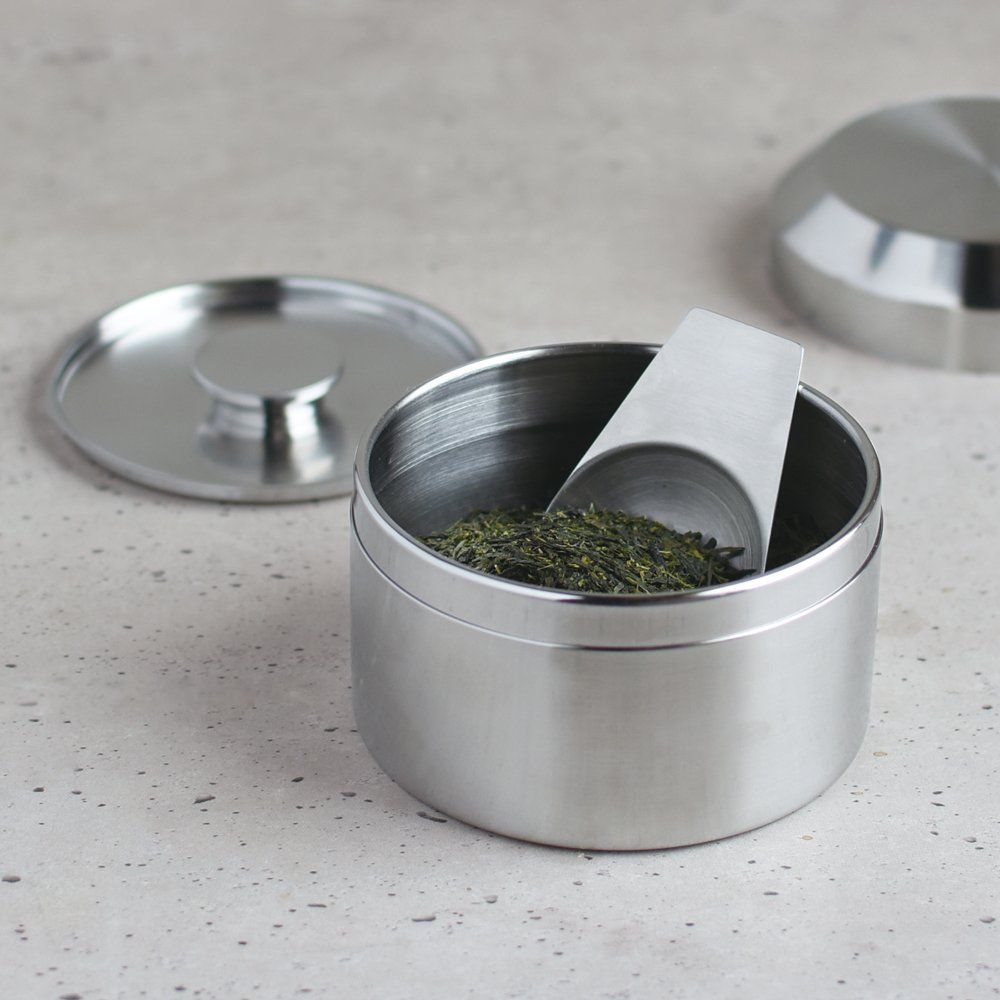 紅茶 ☆sm2337 紅茶 キャニスター 2点セット ドット 葉 陶器 紅茶壷 