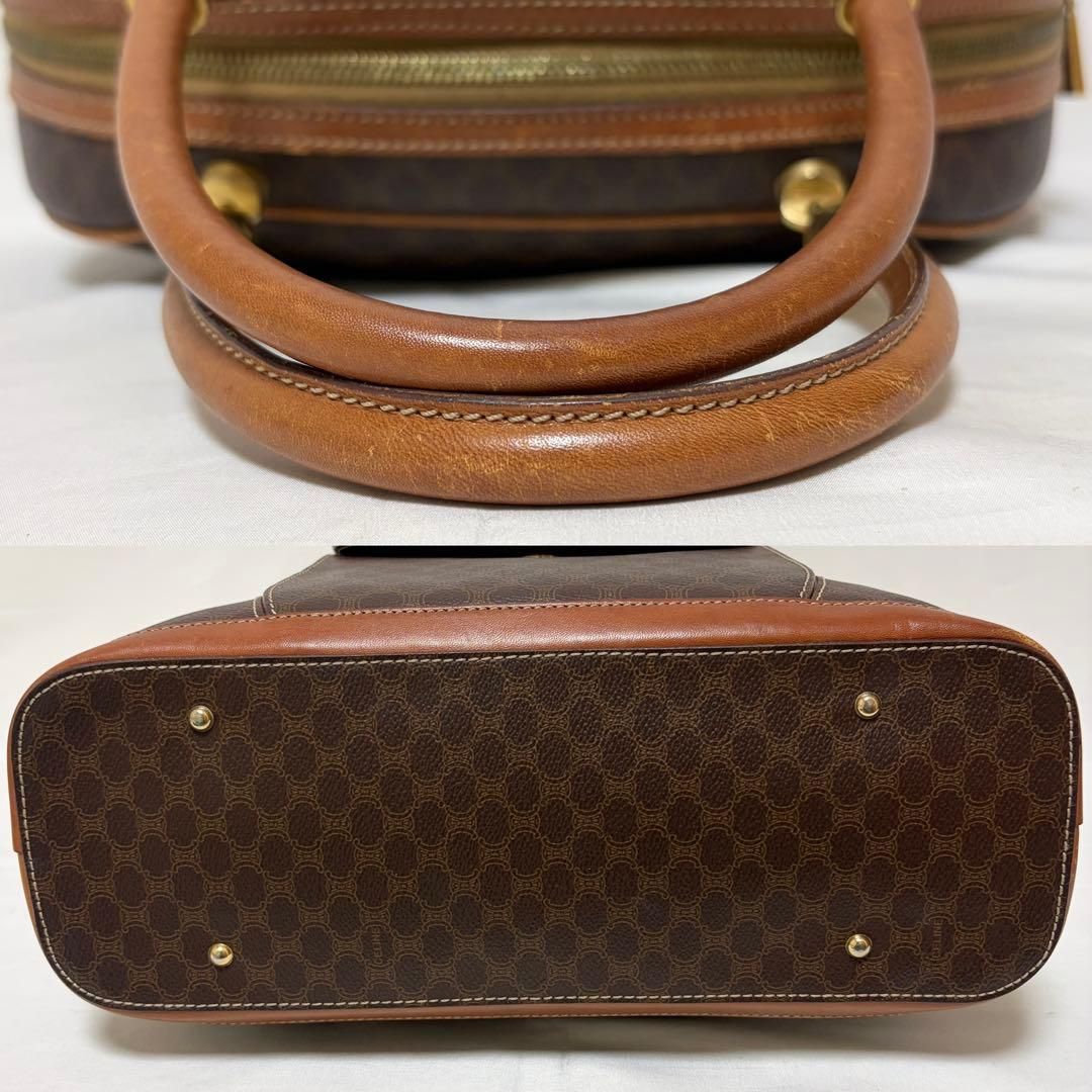 CELINE セリーヌ ハンドバッグ マカダム PVC ブラウン MC97/2 - メルカリ