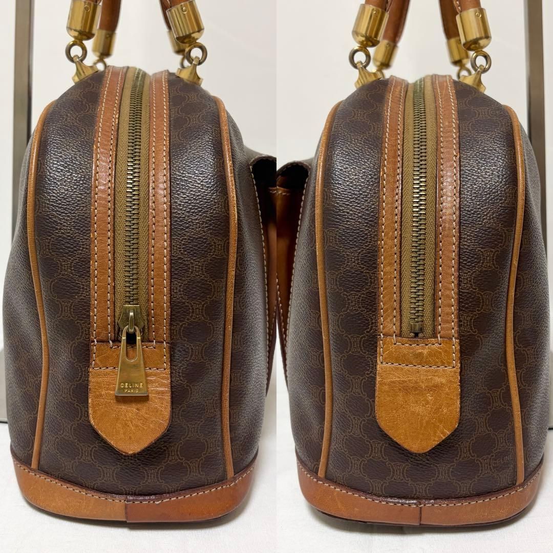 CELINE セリーヌ ハンドバッグ マカダム PVC ブラウン MC97/2 - メルカリ