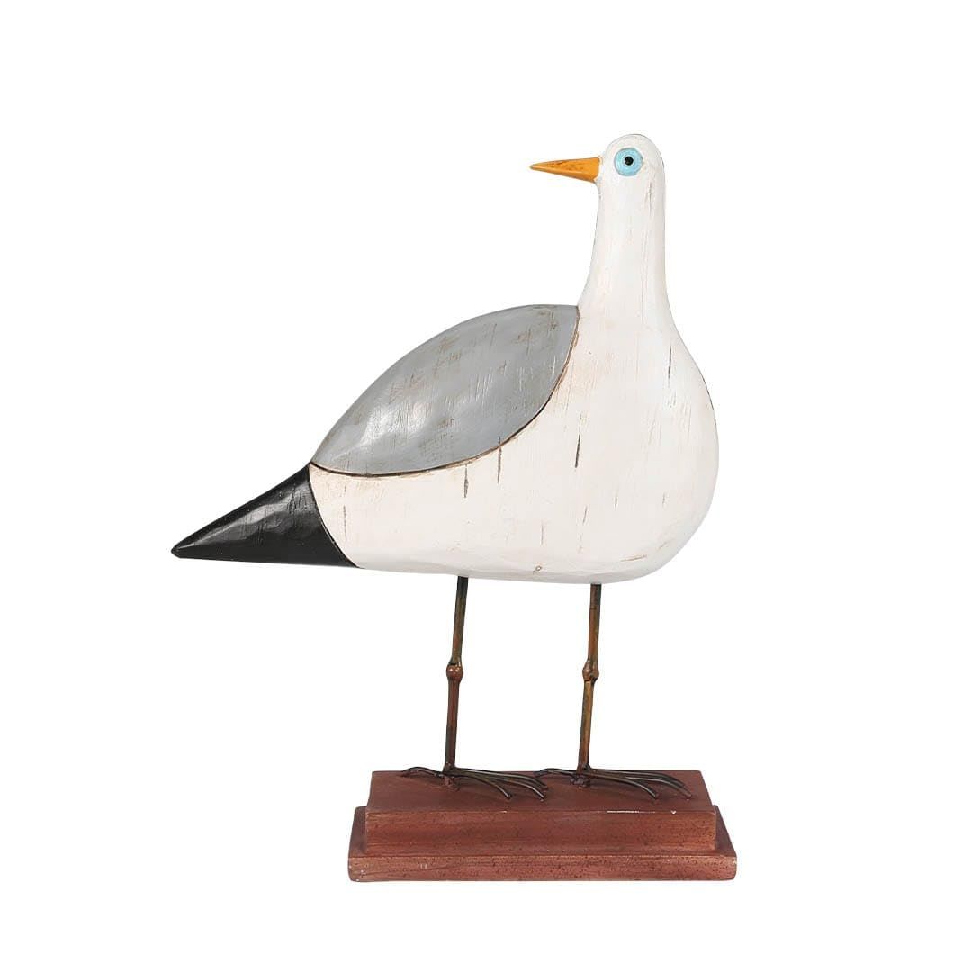 新品 ダルトン(Dulton) ザ ガルズ A 呆けた鳥と過ごす気ままな時間 カモメ ポリレジン オブジェ 置き物 海岸 ビーチ 高さ32.5cm 幅25.5cm 奥行9cm NB-0605A