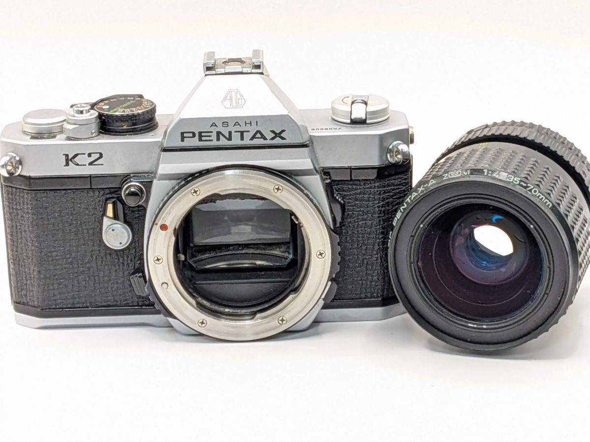 ☆実用美品☆ ASAHI PENTAX K2 / smc PENTAX-A ZOOM 35-70mm F4 レンズ