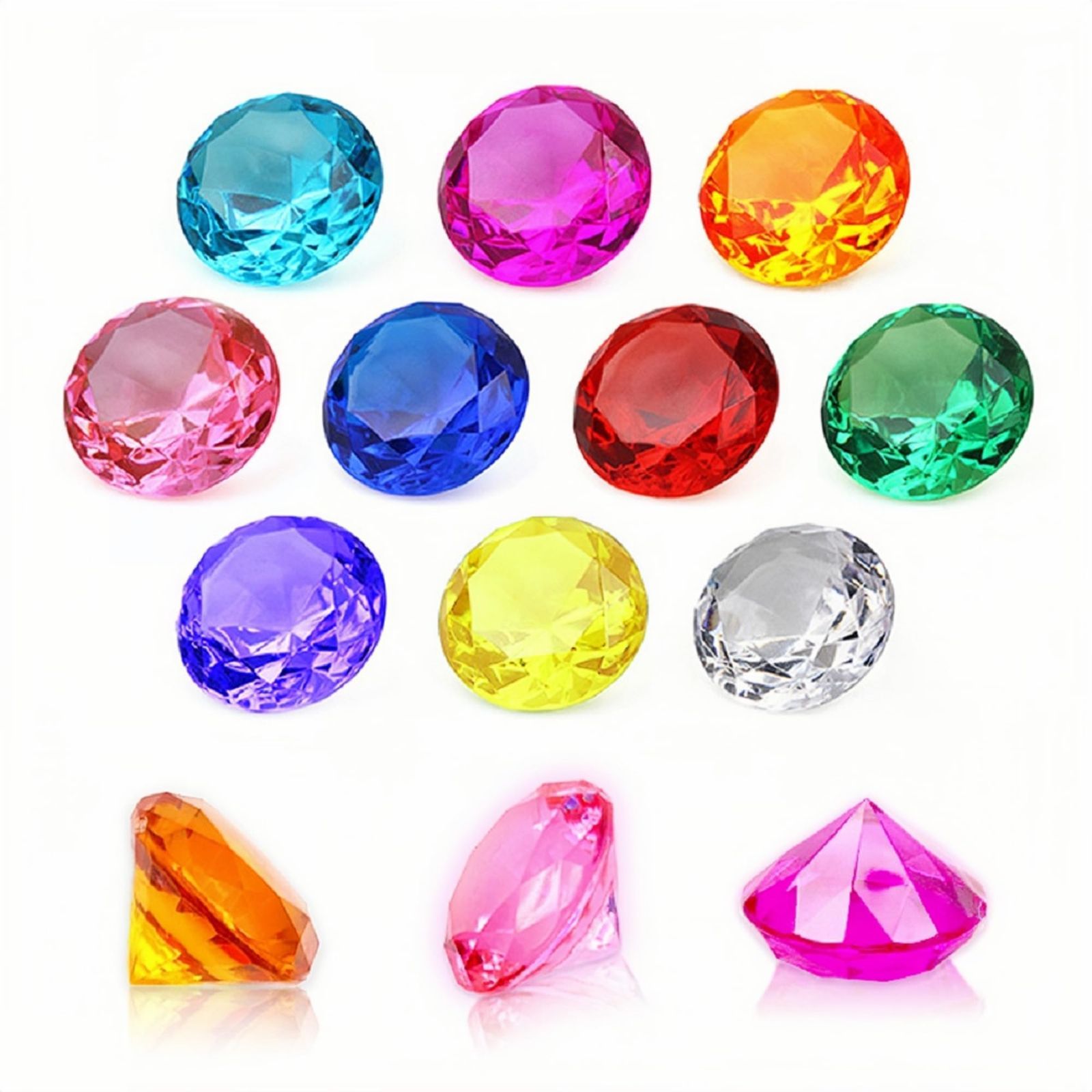 [Limited quantity] | Party favors, birthday/Christmas/Easter prize gifts | Easter egg filler | diving instructor big size kids diamond toy, acrylic jewelry set, pirate treasure hunt toy NLR