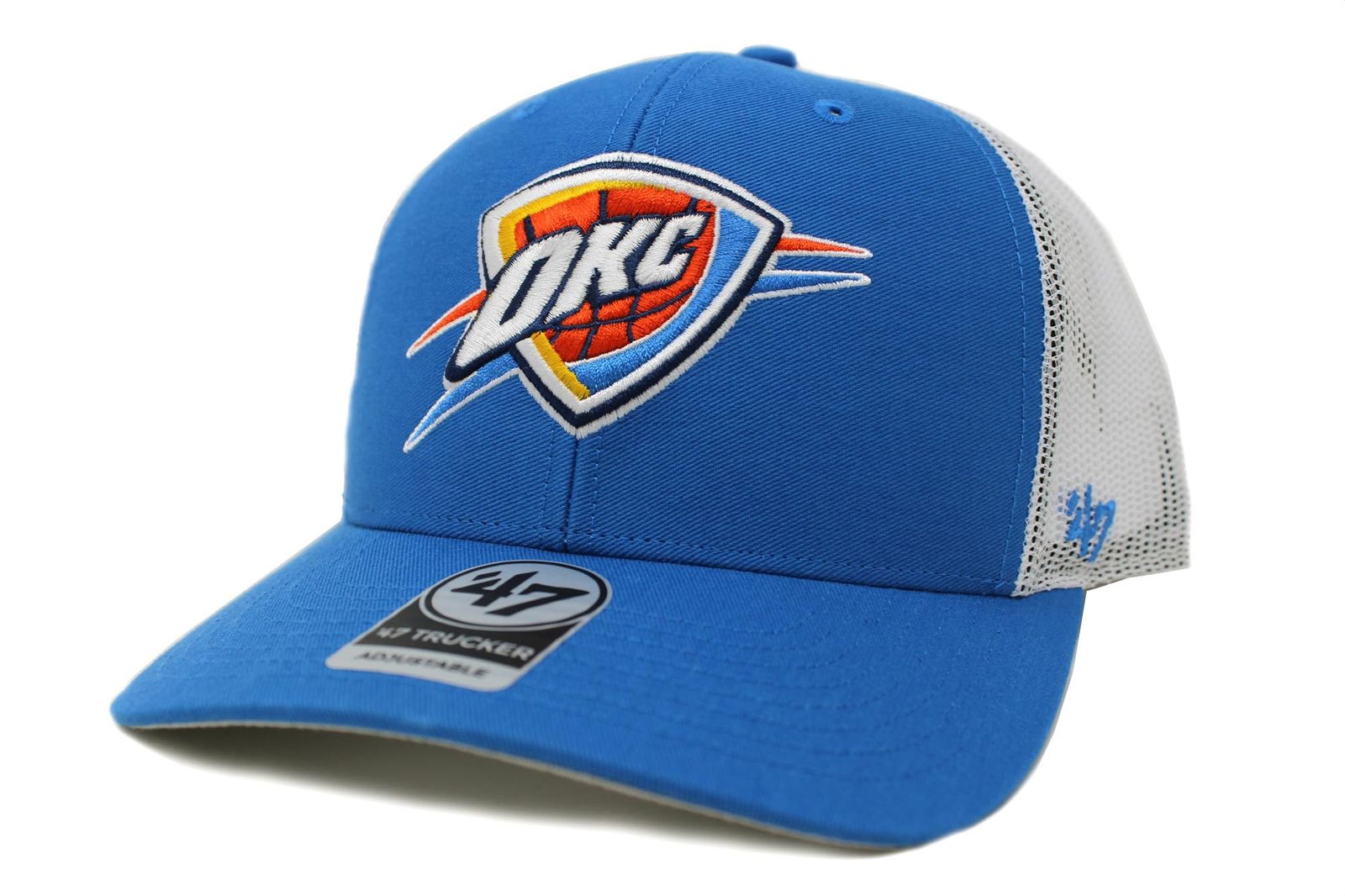 新品 47 Brand (フォーティーセブンブランド) メッシュキャップ 47 TRUCKER NBA Oklahoma City Thunder オクラホマシティ サンダー
