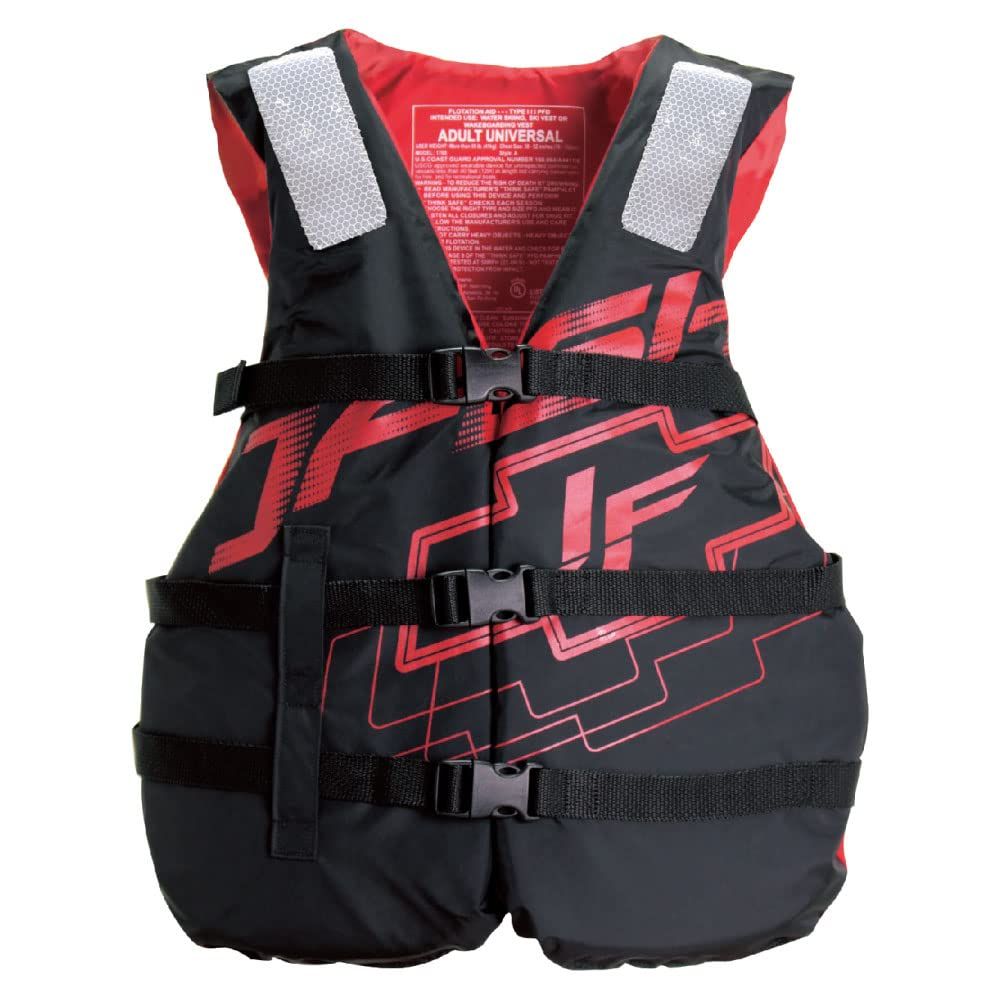 新品 【J-FISH】 シェルライフベスト RED UNIV 116277 JLV-405