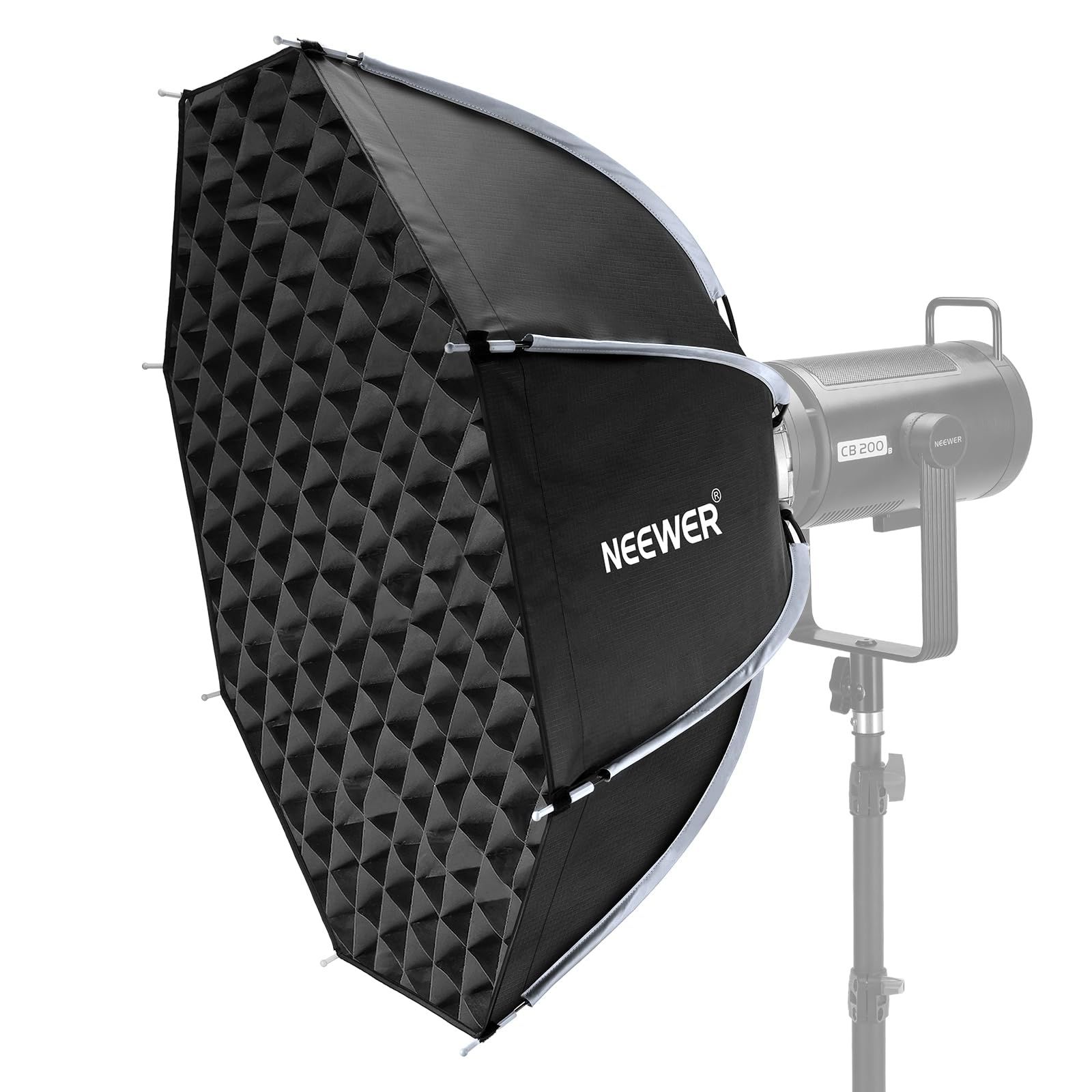 新品 NEEWER 28/70cm 八角形ソフトボックス クイックリリース Bowensマウント オクタゴンソフトボックス ハニカムグリッド/ライトディフューザー/バッグ付き RGB CB60 CB60B CB200B MS60B MS60C MS150B