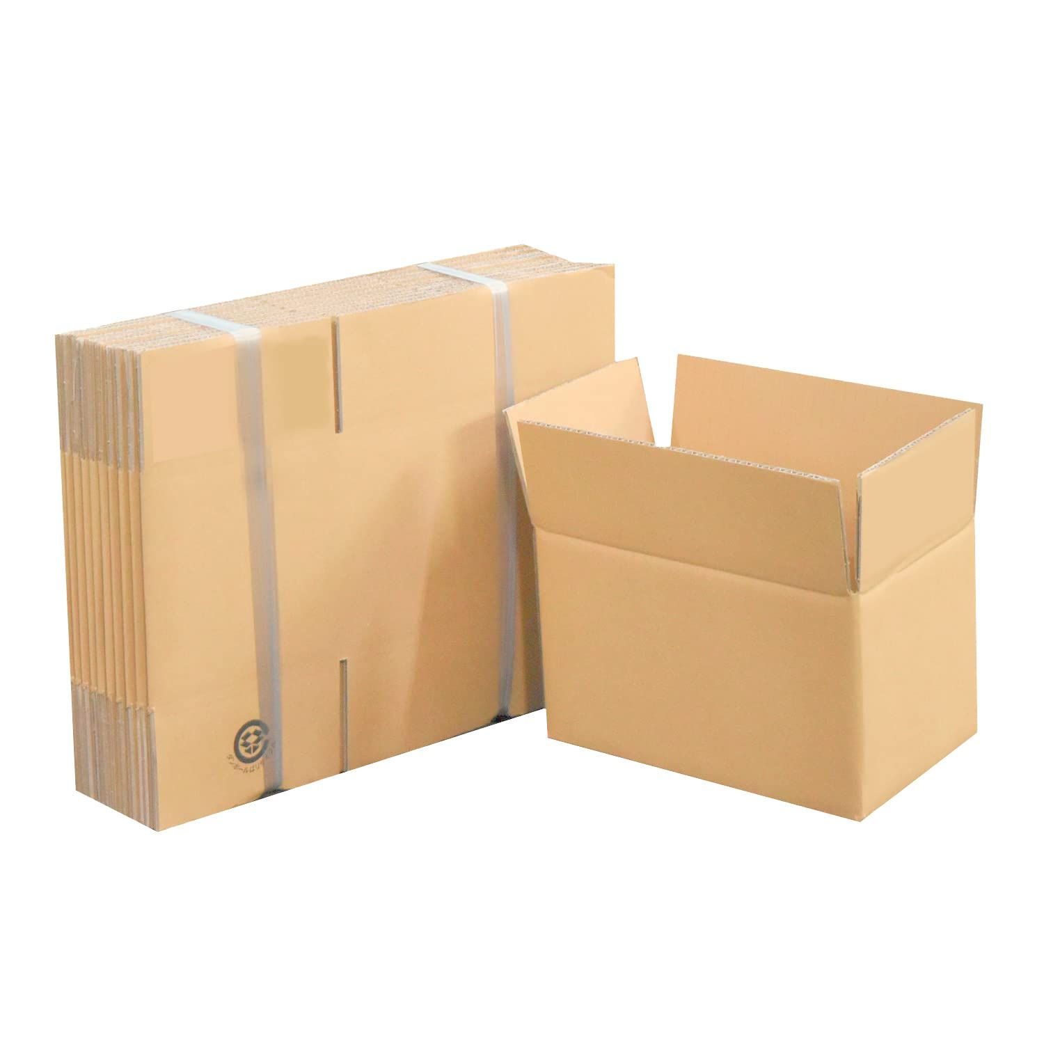 新品 紺屋商事 ３０Ｐ箱売ダンボール ６０サイズ ２６５ｘ１６０ｘ１６７（ＣＤＤＶＤＲ対応） 01150061