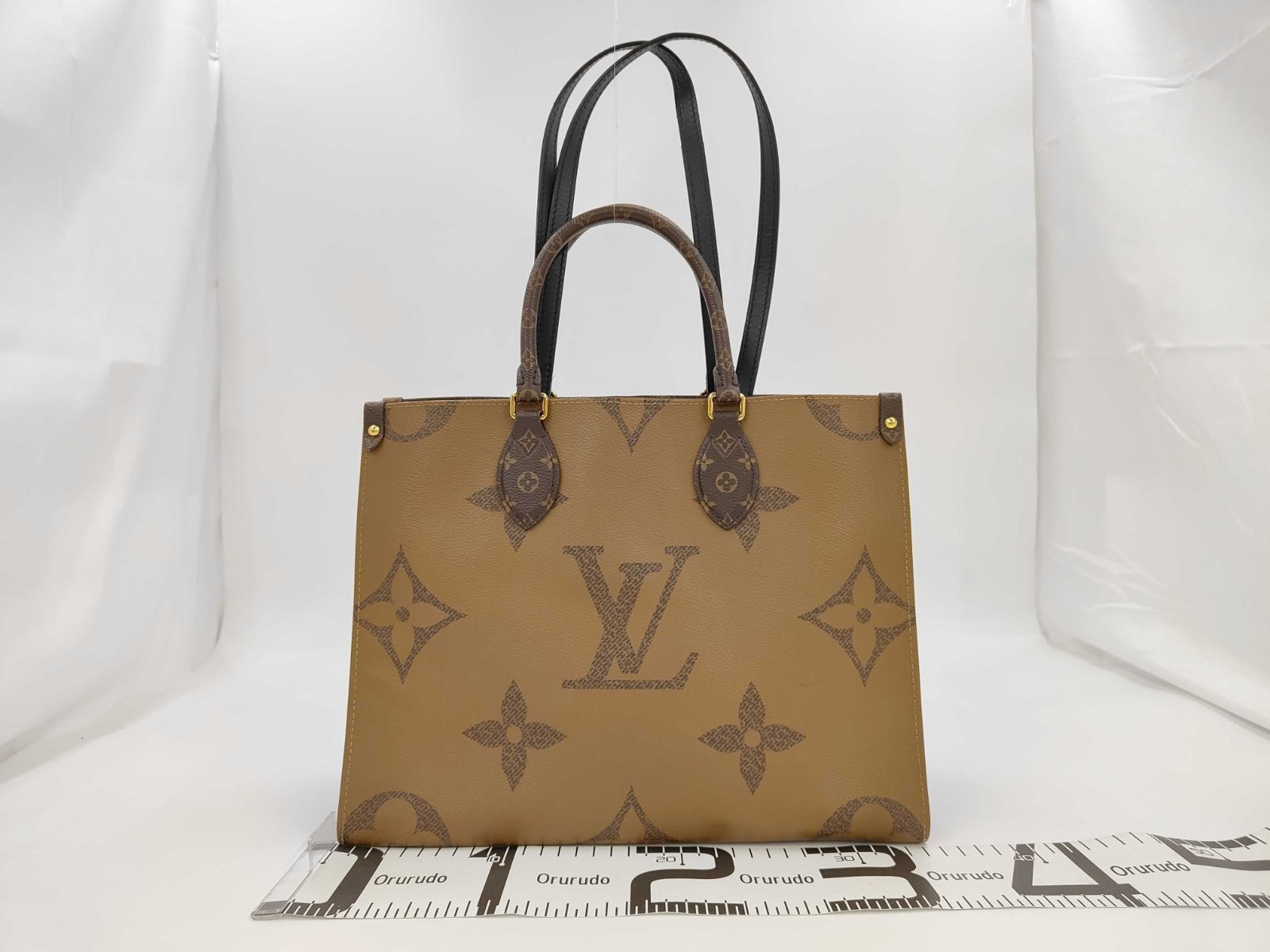 LOUIS VUITTON モノグラムジャイアントオンザゴーMM トートバッグ 
