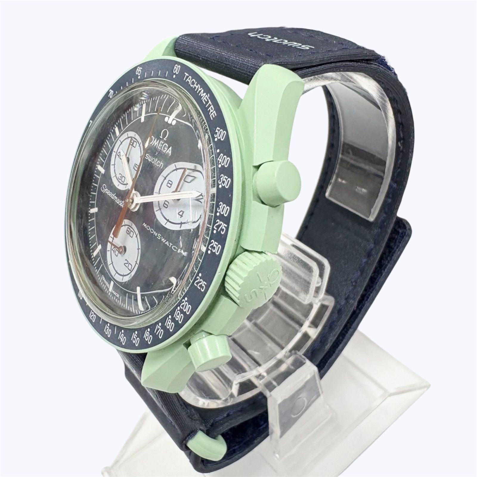 中古 OMEGA×Swatch オメガ スウォッチ SO33G100 MISSION ON EARTH 