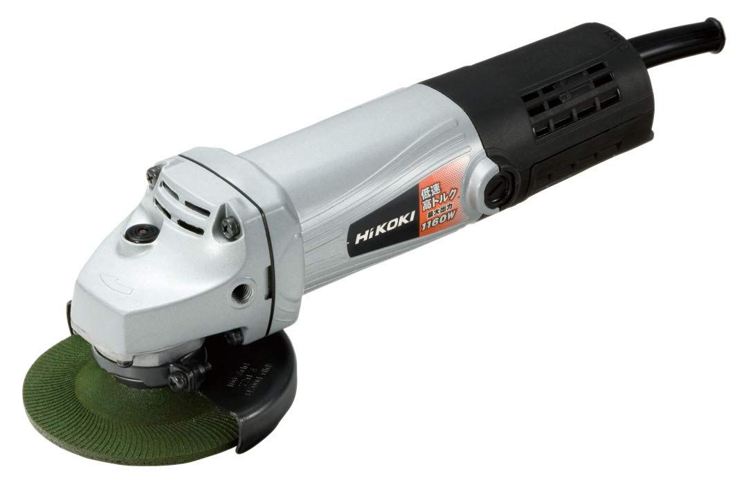 新品 HiKOKI(ハイコーキ) 旧日立工機 電気ディスクグインダー 砥石外径100mm AC100V 760W 低速高トルク形 3P可倒式プラグ付 PDH-100J 14,507円