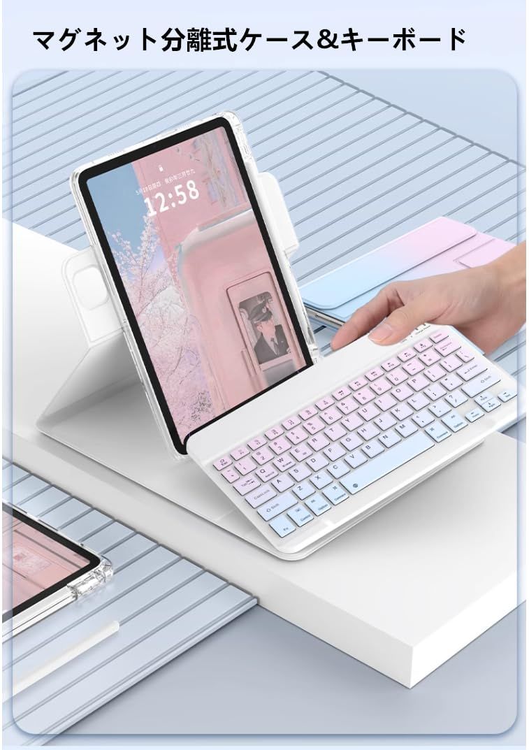 新品 GOOVEN マウス付き iPad Pro 11インチ2025/2024(M5 M4) 用の 