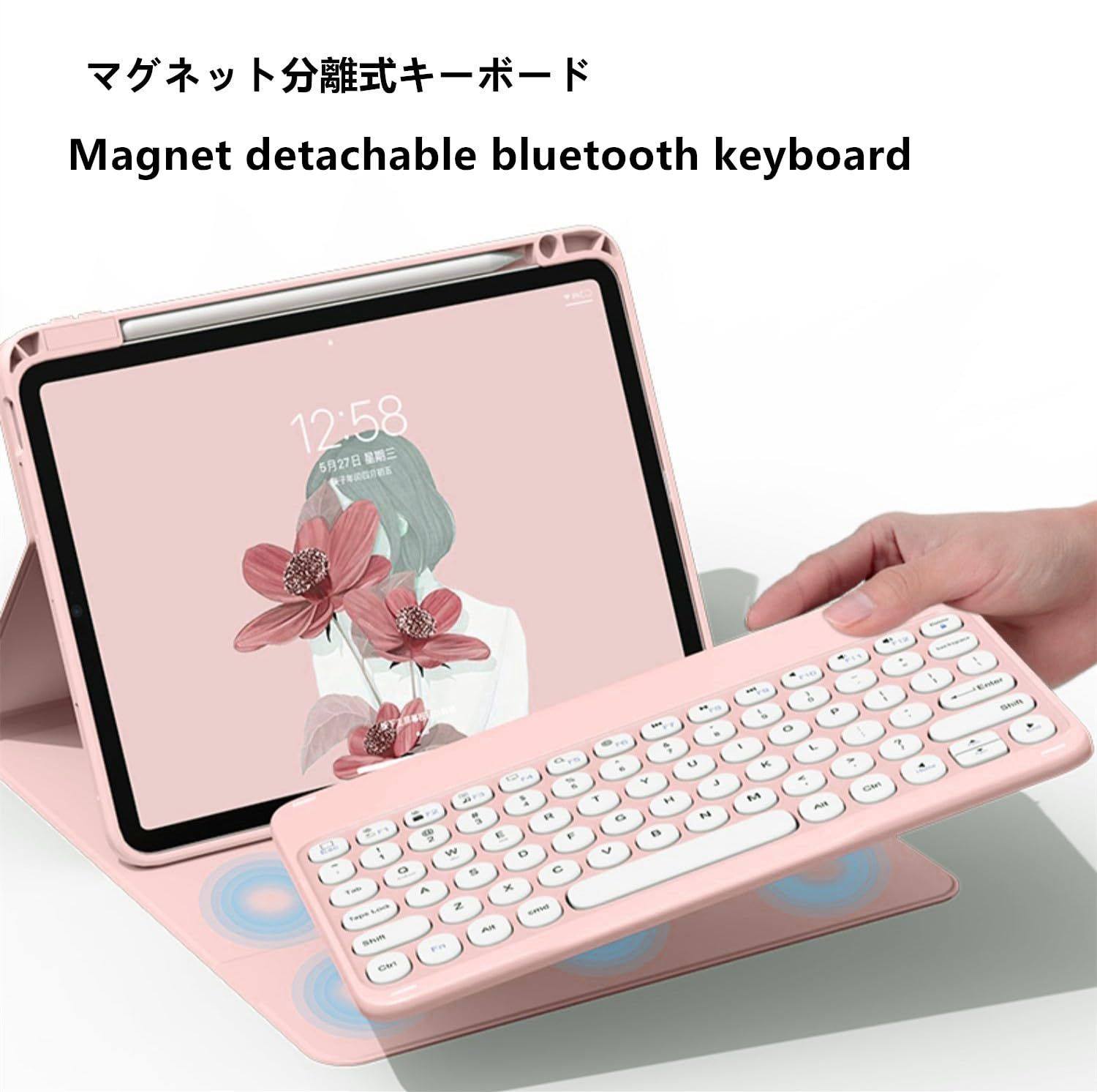 新品 GOOVEN マウス付き iPad Pro 11インチ2025/2024(M5 M4) 用の 
