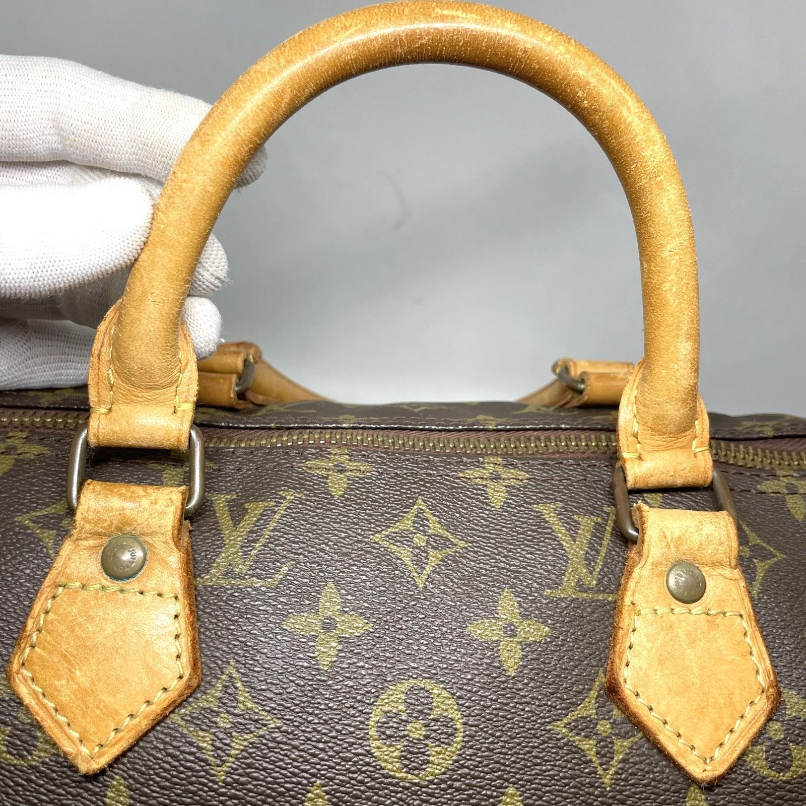 本物】ルイ ヴィトン ハンドバッグ スピーディ35 Speedy 35 モノグラム
