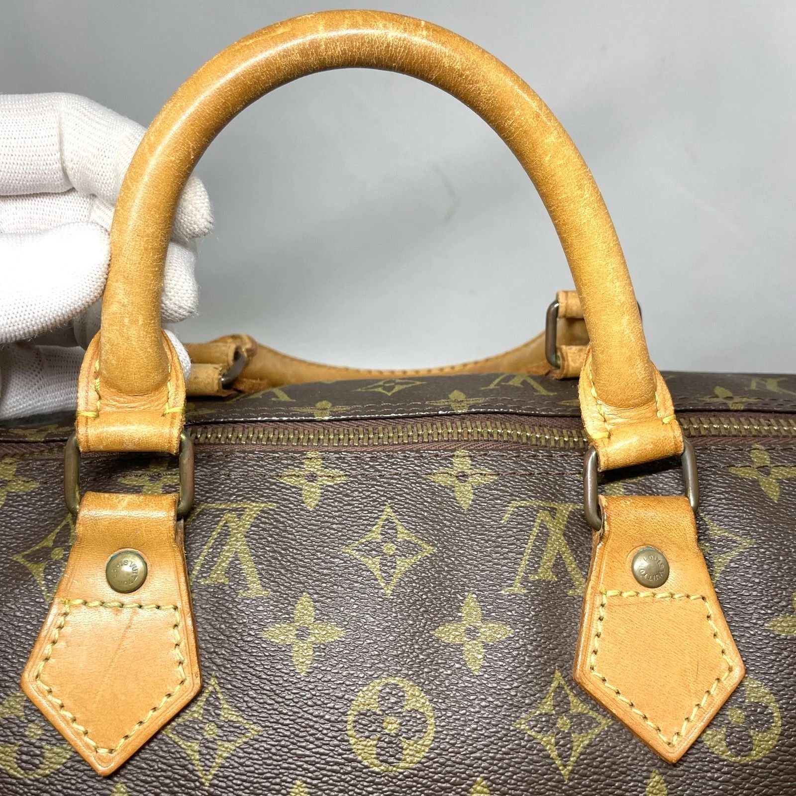 本物】ルイ ヴィトン ハンドバッグ スピーディ35 Speedy 35 モノグラム