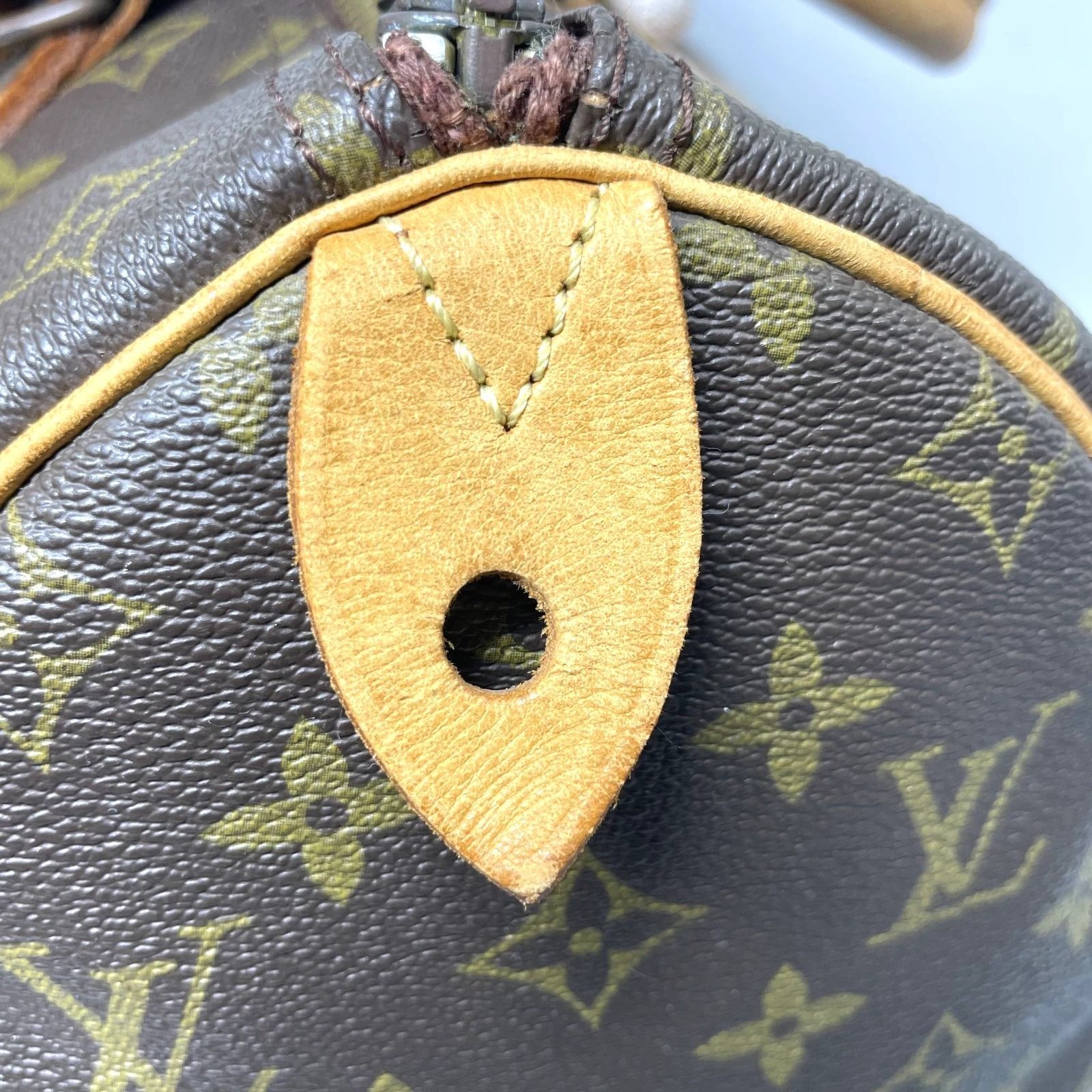 本物】ルイ ヴィトン ハンドバッグ スピーディ35 Speedy 35 モノグラム 