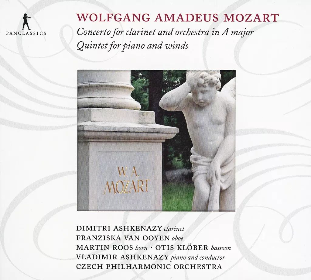 [Used] Classic CD Vladimir Ashkenazi/ Mozart: Clarinet Concerto Quintet for Piano and Wind Instruments