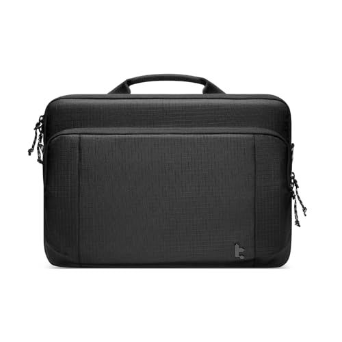 tomtoc 2026新型 13.3-14.5インチ パソコンケース NEC Lavie HP Dell Lenovo Asus クロームブック対応 ノートPCバッグ ビジネスバッグ 撥水加工 耐衝撃 通勤 通学 就活 ブラックri