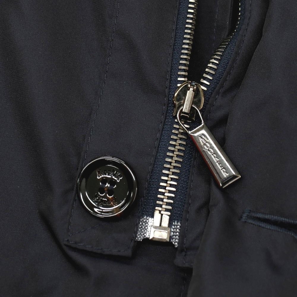 中古】ムーレー MOORER LORENZO-KM ポリエステル コート ネイビー