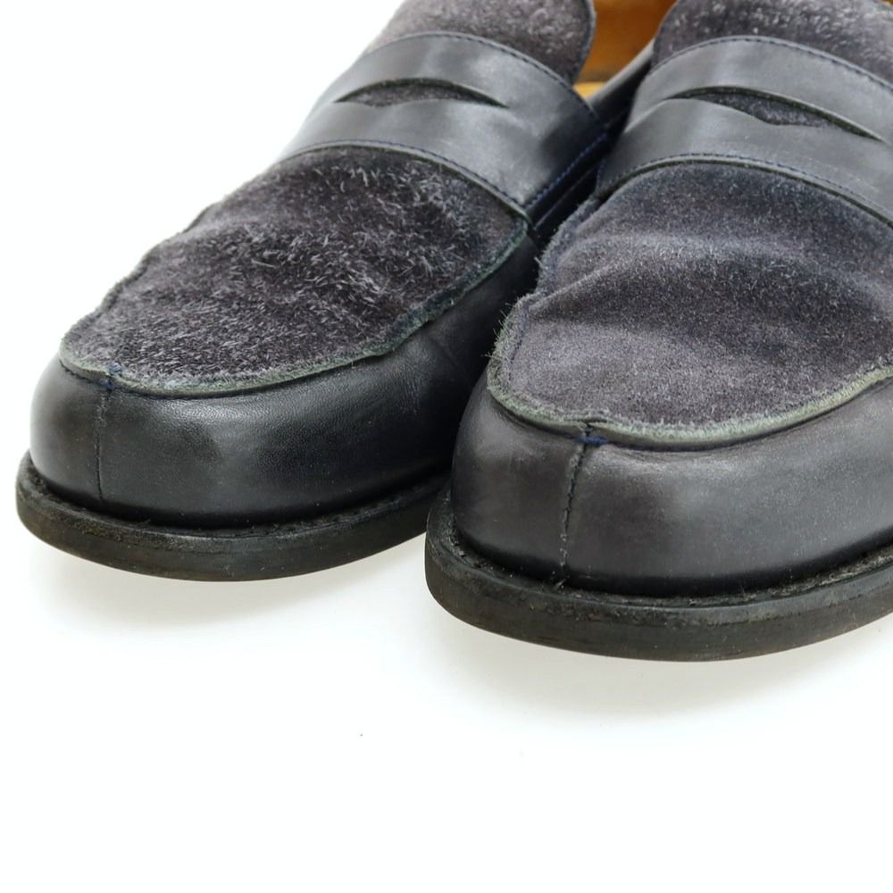 中古】パラブーツ Paraboot アドニス コインロファー ネイビー【サイズ