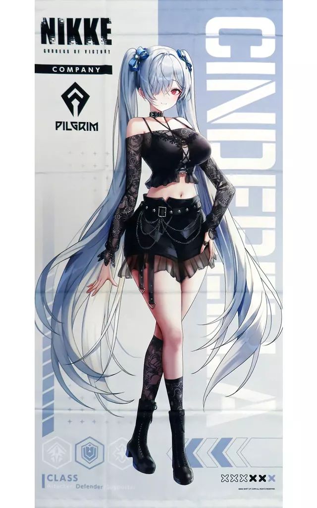勝利の女神NIKKE ビッグタペストリー（シンデレラ）　ローソンコラボ 中古】タペストリー(大型) シンデレラ ビッグタペストリー 「勝利の