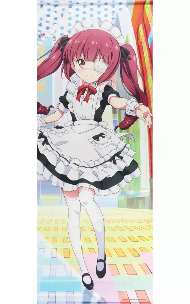 邪神ちゃんドロップキック 花園ゆりね 等身大 等身大タペストリー 中古 