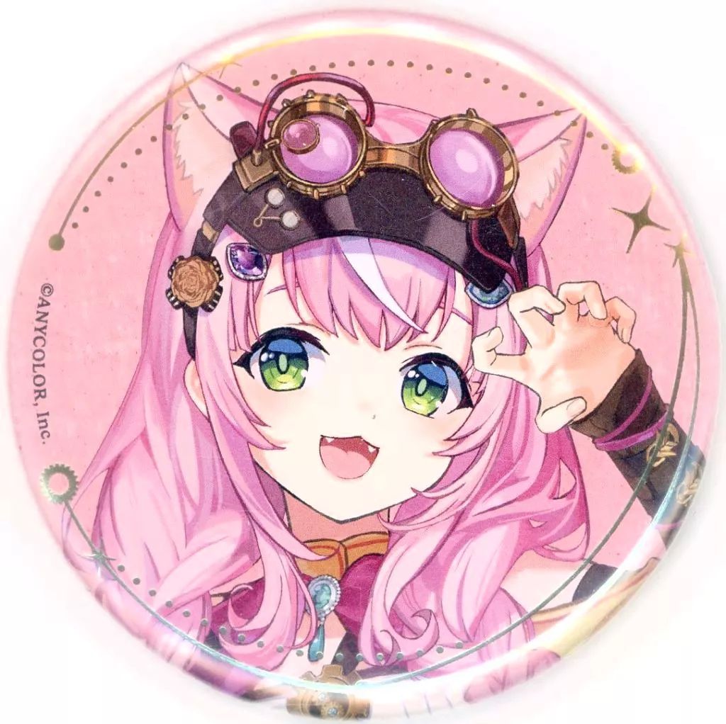中古】バッジ・ピンズ ヤン ナリ 箔押し缶バッジ 「バーチャルYouTuber