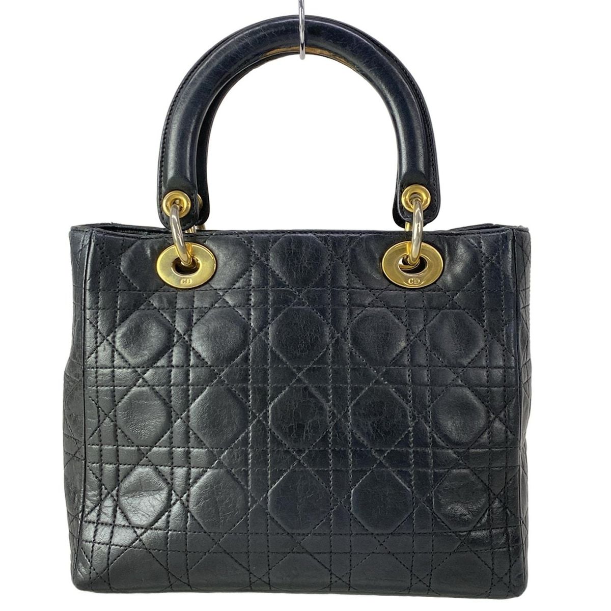 Christian Dior クリスチャンディオール バッグ 黒 ゴールド金具