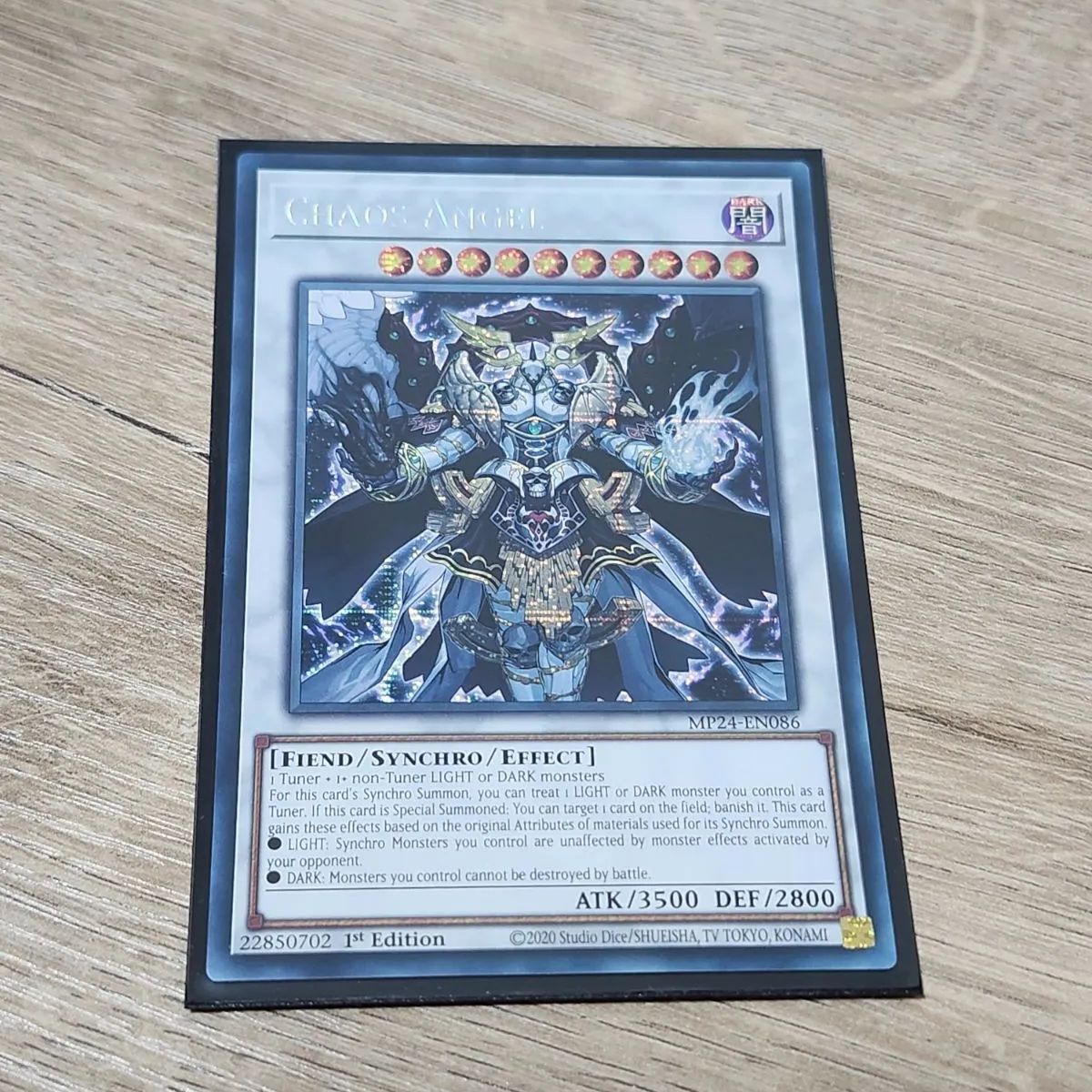 遊戯王 カオスアンヘル 混沌の双翼 英語版 1st EU シークレット - メルカリ
