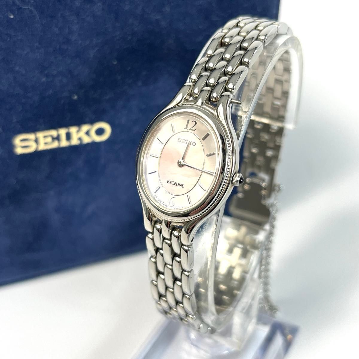 美品 SEIKO Exceline セイコー エクセリーヌ 腕時計 シルバー 美品 SEIKO Exceline セイコー エクセリーヌ 腕時計 シルバー