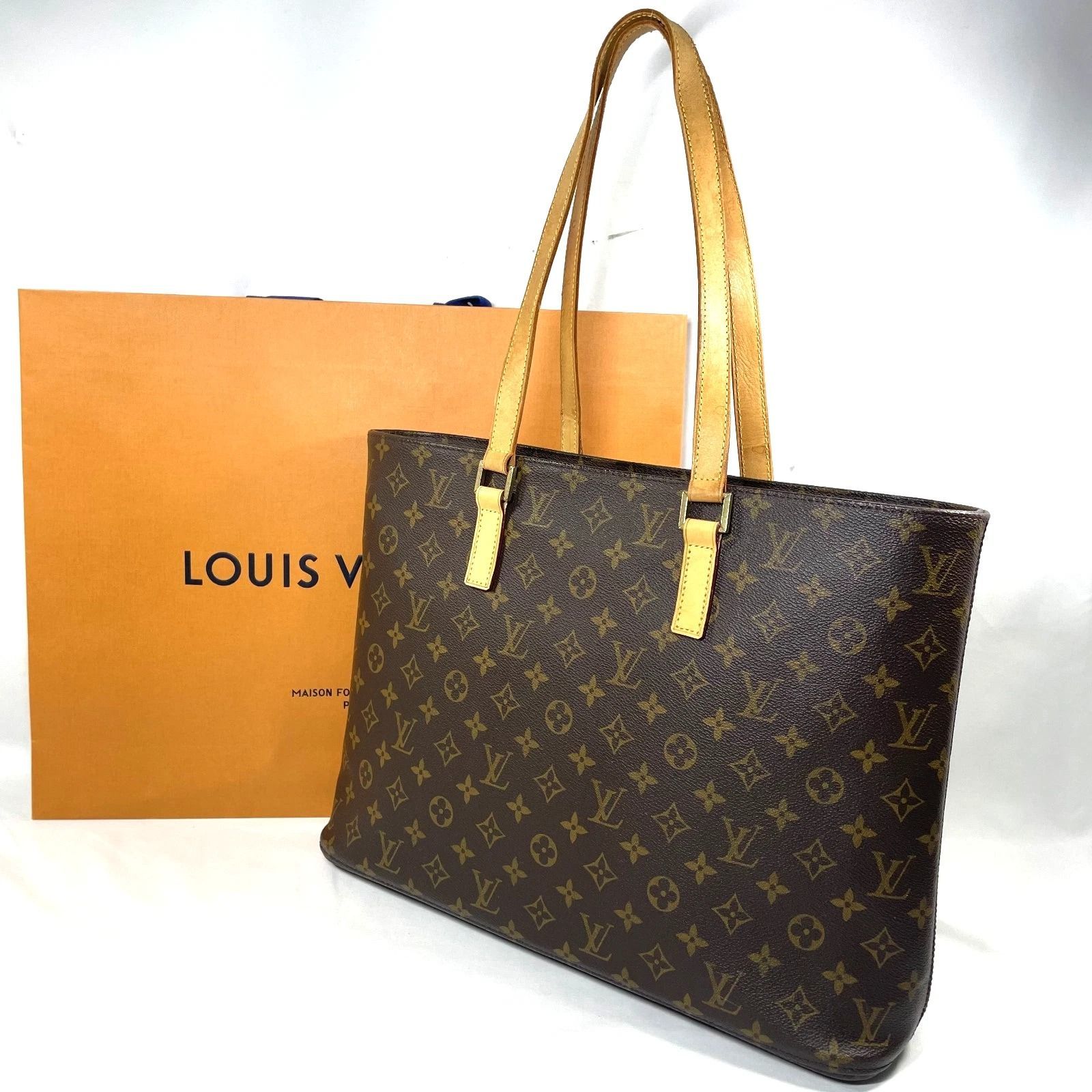 本物】ルイ ヴィトン トートバッグ ルコ Luco Tote モノグラム M51155 