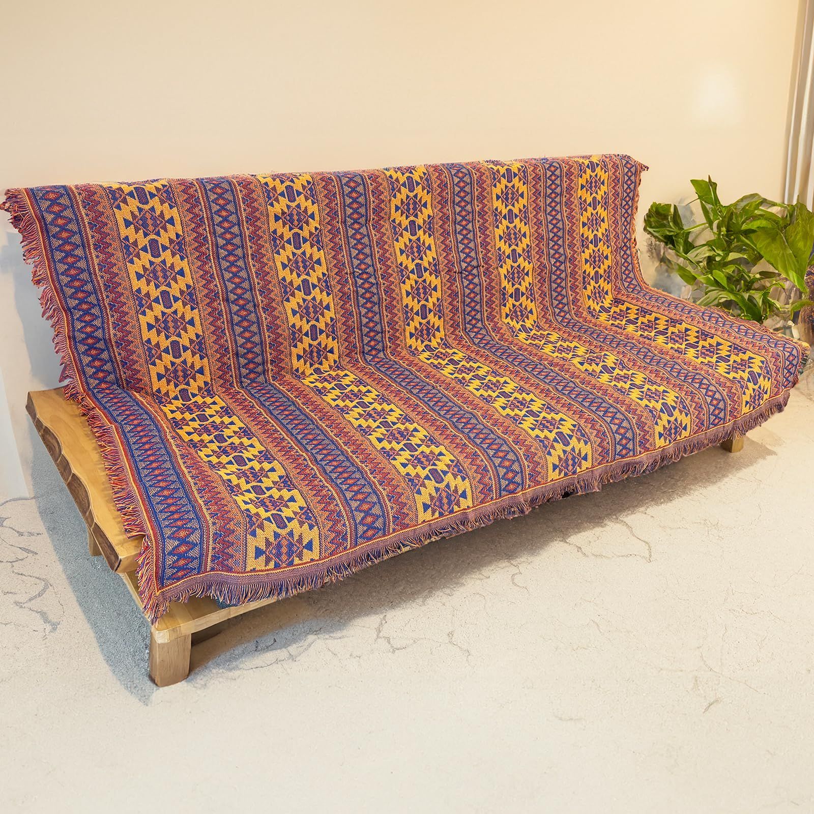 モデルノ ラ テール コットン 素材 130cm×180cm ベッド ソファー 