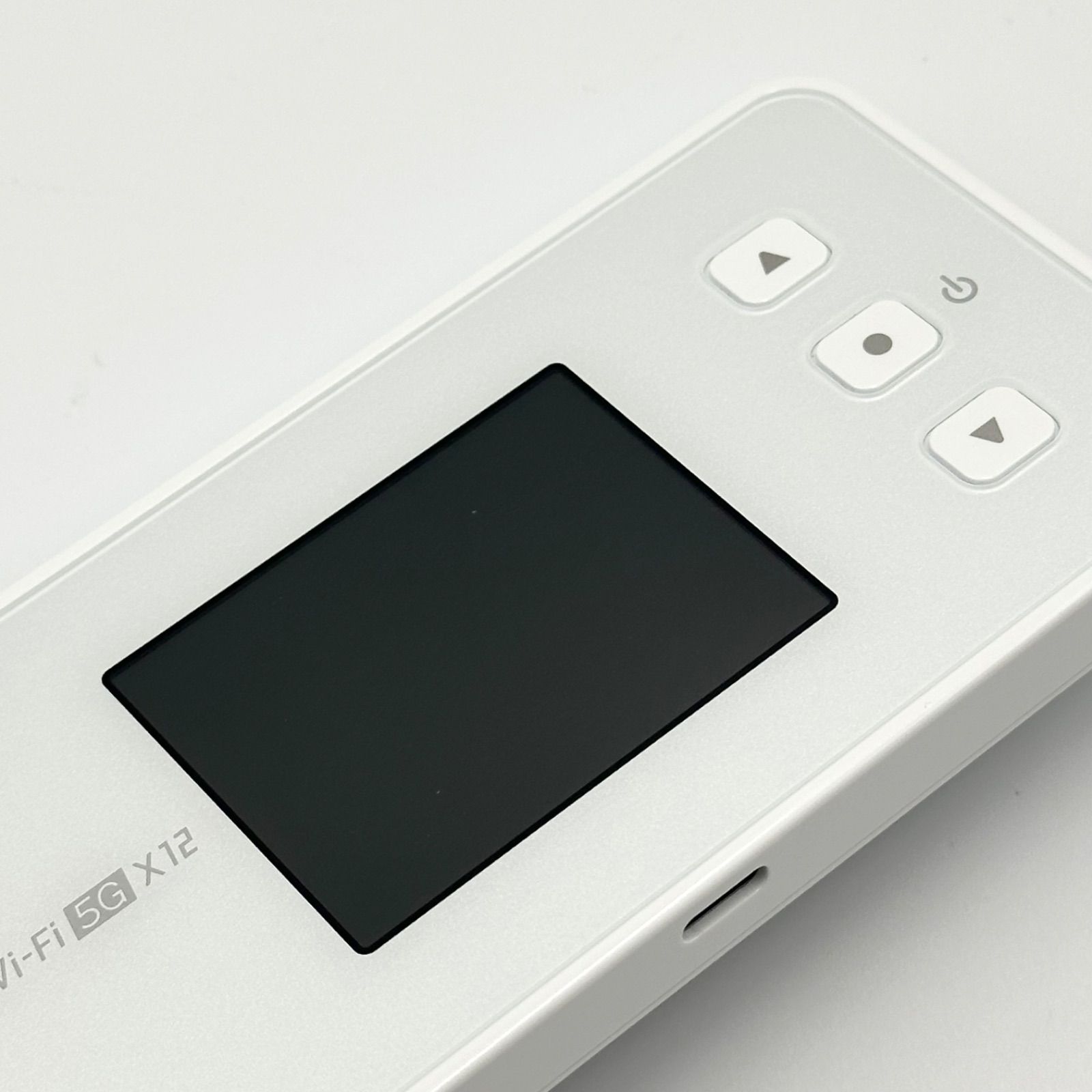 未使用に近い】Speed Wi-Fi 5G X12 モバイルルーター ホワイト - メルカリ