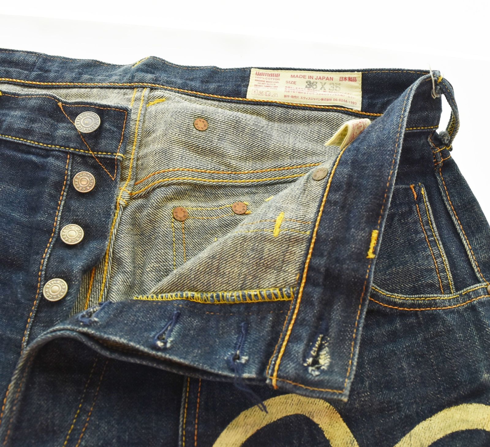 新作入荷，新作入荷，HOT】 エヴィス EVISU ビッグカモメ プリント 