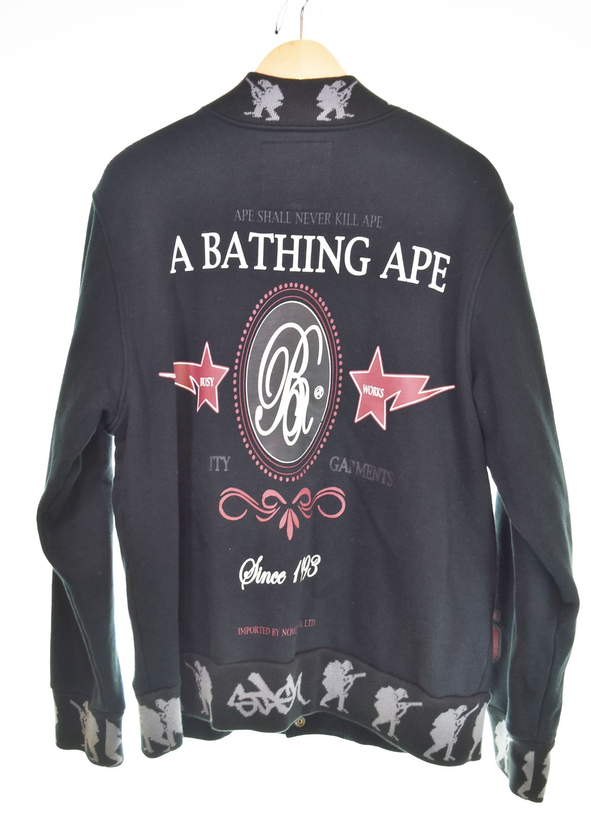 アベイシングエイプ A BATHING APE STASH BAPE SOLDIER VARSITY アベイシングエイプ A BATHING APE STASH BAPE SOLDIER VARSITY