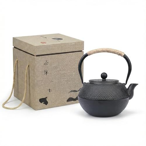 鉄瓶 南部鉄器 急須 IH対応 鉄びん やかん・ケトル 茶こし付き 鉄分 