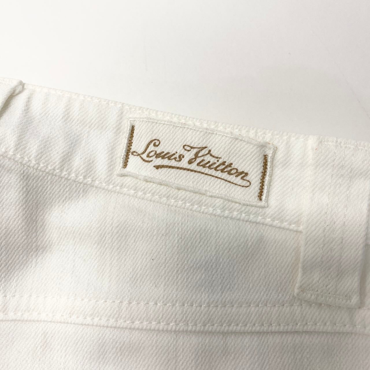 Ed2 LOUIS VUITTON ルイヴィトン クロップド デニムパンツ カラー 