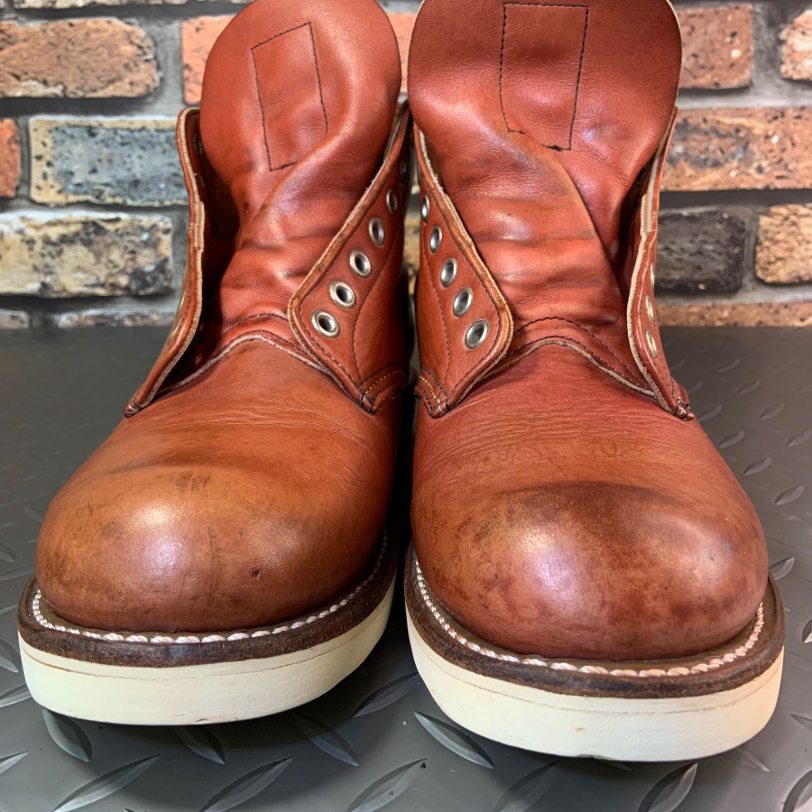 ☆REDWING 8166 ワークブーツ 2010年製 US8.5D JP26.5㎝ レッド