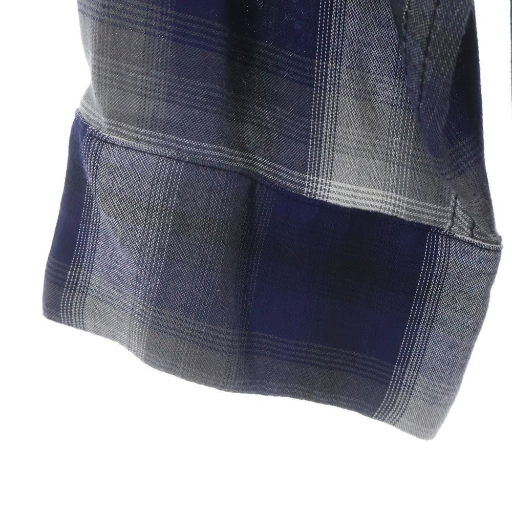 GOLD (ゴールド) RAYON CHECK OPEN SHIRT レーヨン オンブレチェック