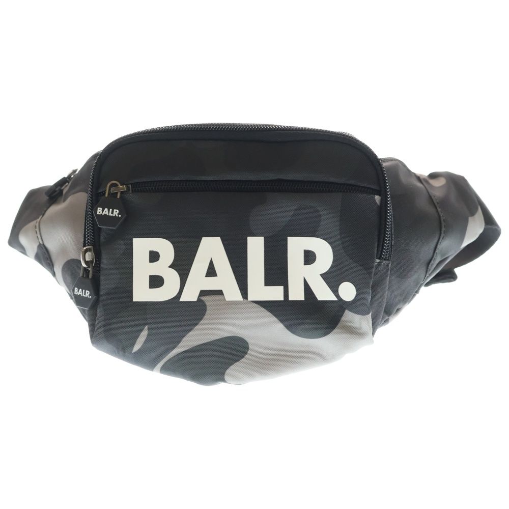 BALR. (ボーラー) カモフラージュ柄 アジャスタブルベルト ウエスト ボディバック グレー