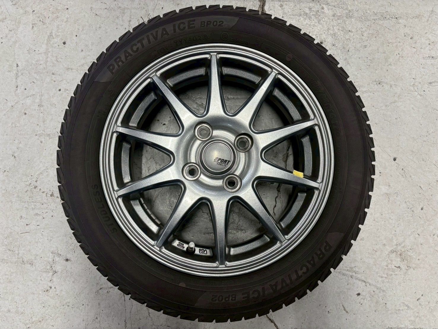 TH3011☆送料込み！PRACTIVA 冬タイヤ 155/65R14 SPORT ABELIA
