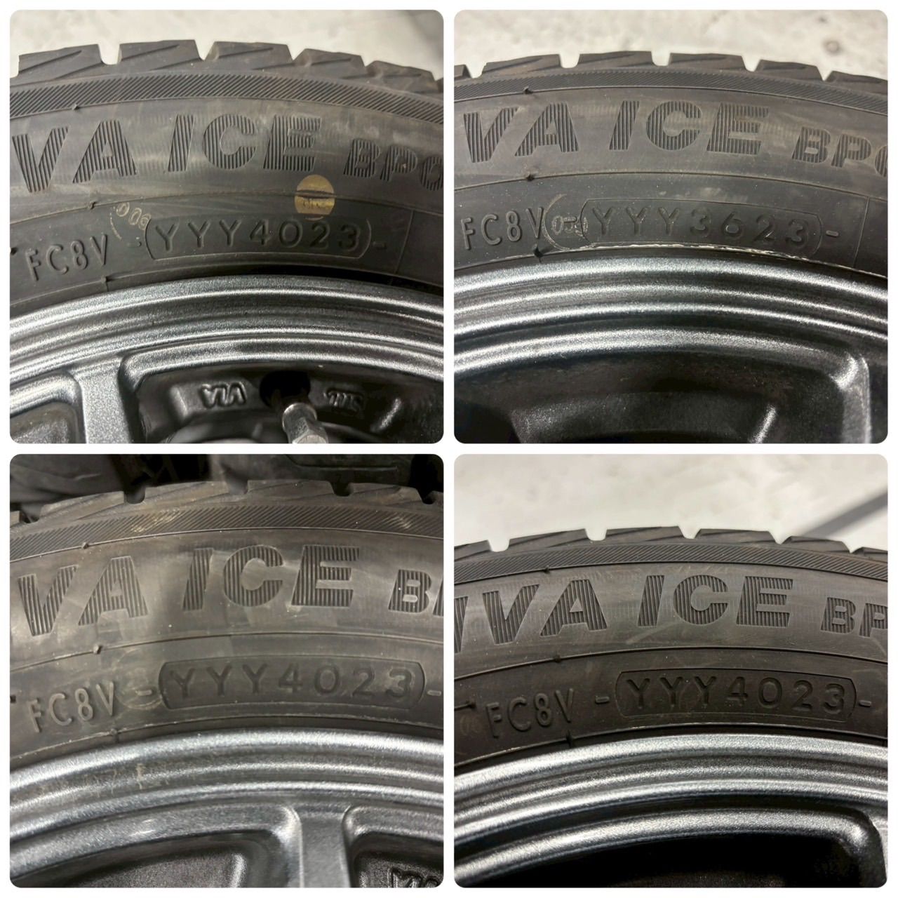 TH3011☆送料込み！PRACTIVA 冬タイヤ 155/65R14 SPORT ABELIA