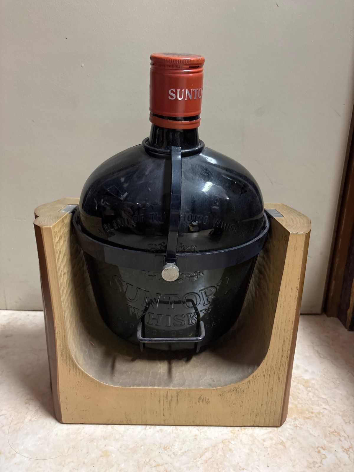 飲料・酒 SUNTORY WHISKY OLD特級 4000ml 台座付 空瓶 オブジェ