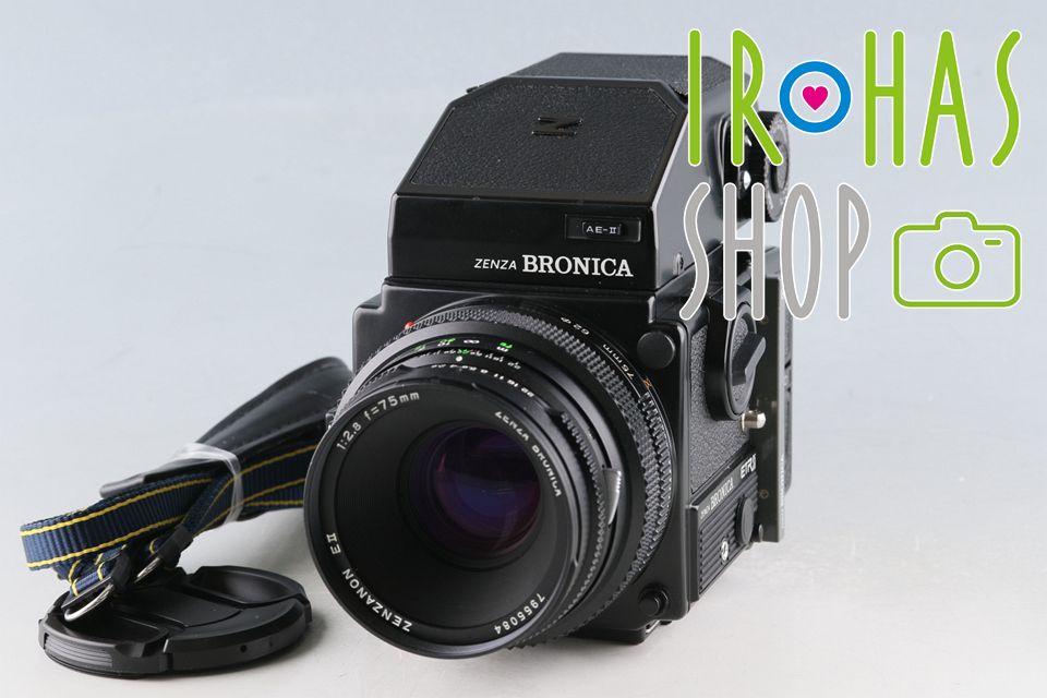 Zenza Bronica ETR Si + Zenzanon EII 75mm F/2.8 Lens #63664E3
