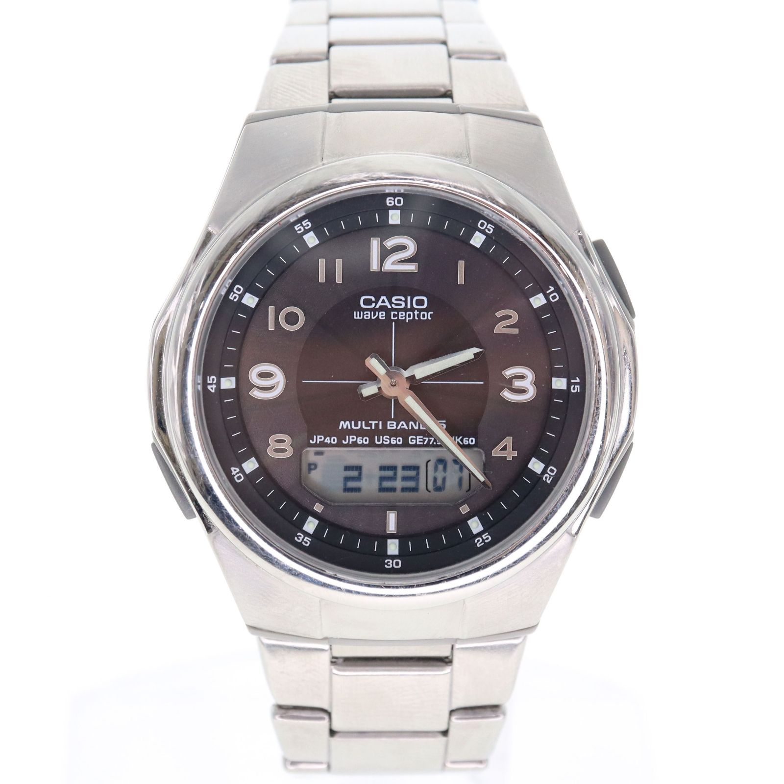 中古】CASIO カシオ WVA-M480 WAVE CEPTOR ウェーブセプター 電波 