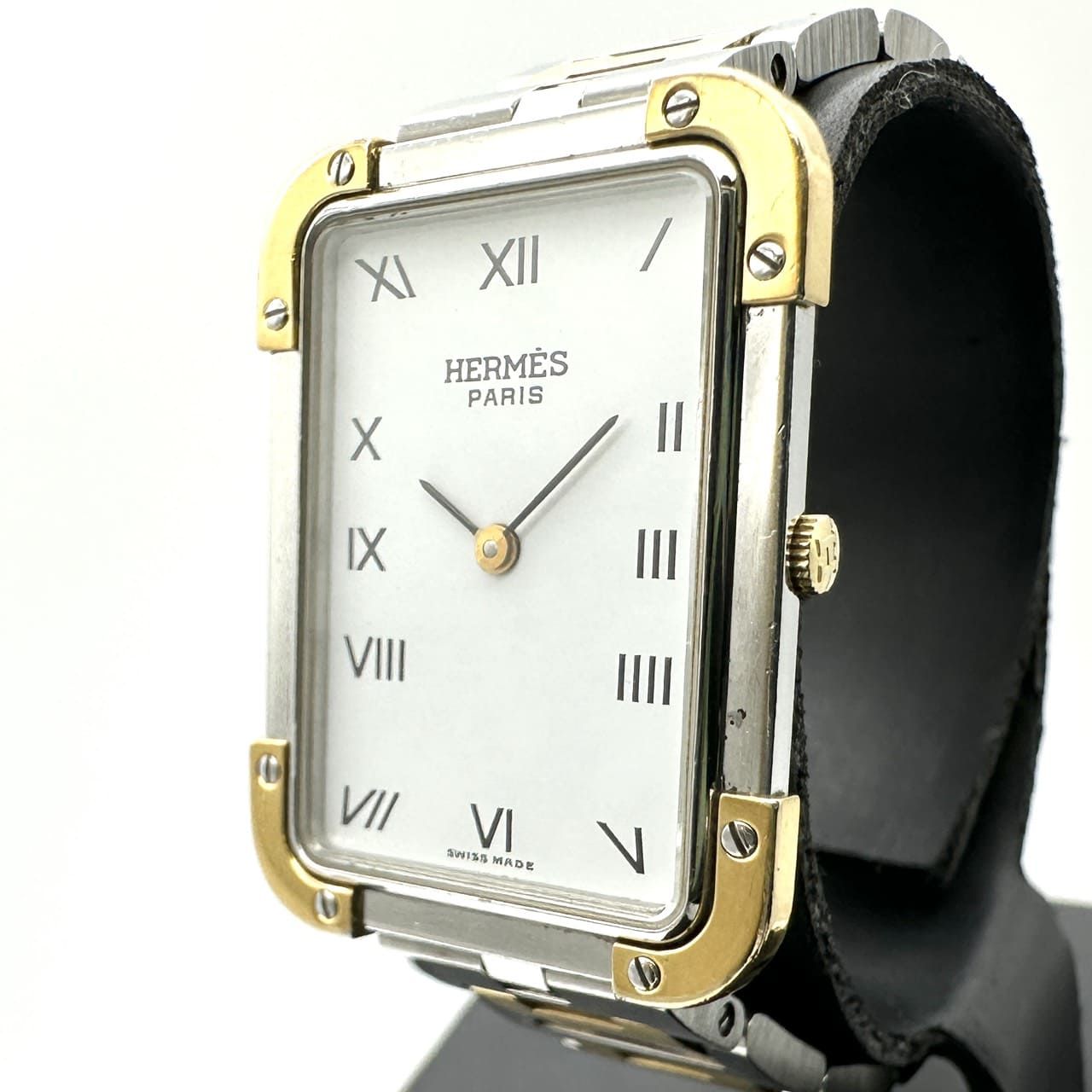 HERMES エルメス クロアジュール 腕時計 余りコマあり クォーツ SS 