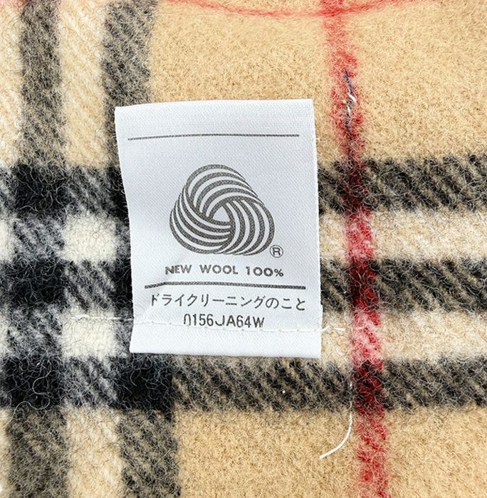 ✨未使用✨バーバリー ノバチェック　ウール　ひざ掛け　ブランケット　ベージュ ✨未使用✨バーバリー ノバチェック ウール ひざ掛け ブランケット