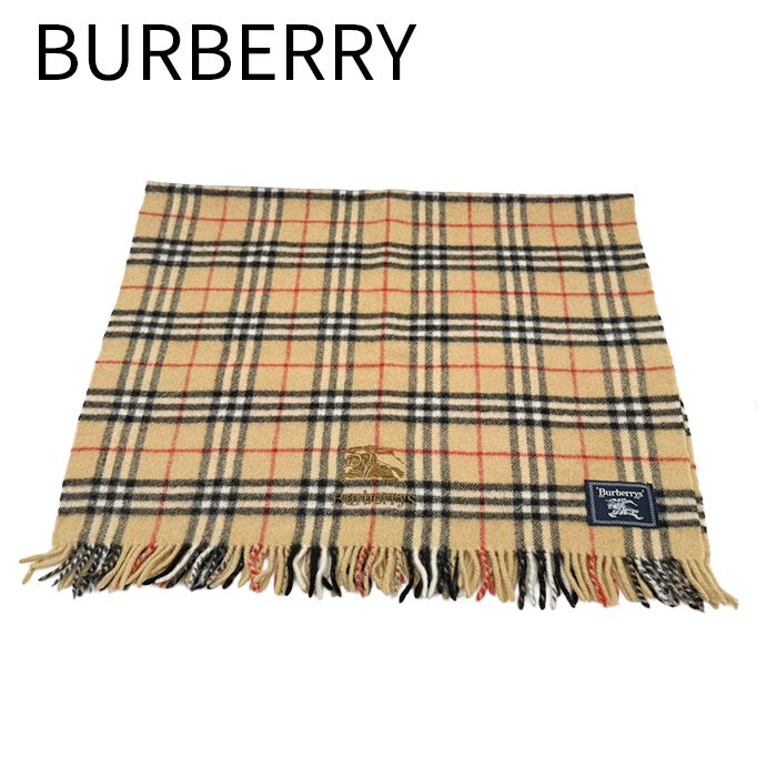 BURBERRY ウール100% チェックブランケット 65x120cm 【公式通販】