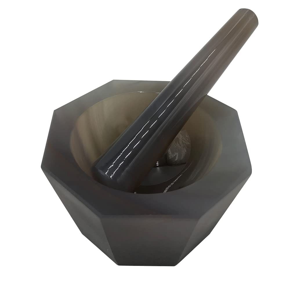 新品 城戸メノウ乳鉢製作所メノー乳鉢 深型 55×70×25 乳棒付き /6-547-02
