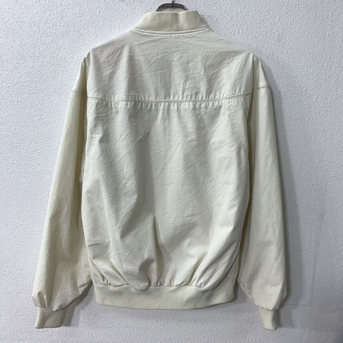 90s carl michaels ダービージャケット 44 アイボリー ジップアップ 