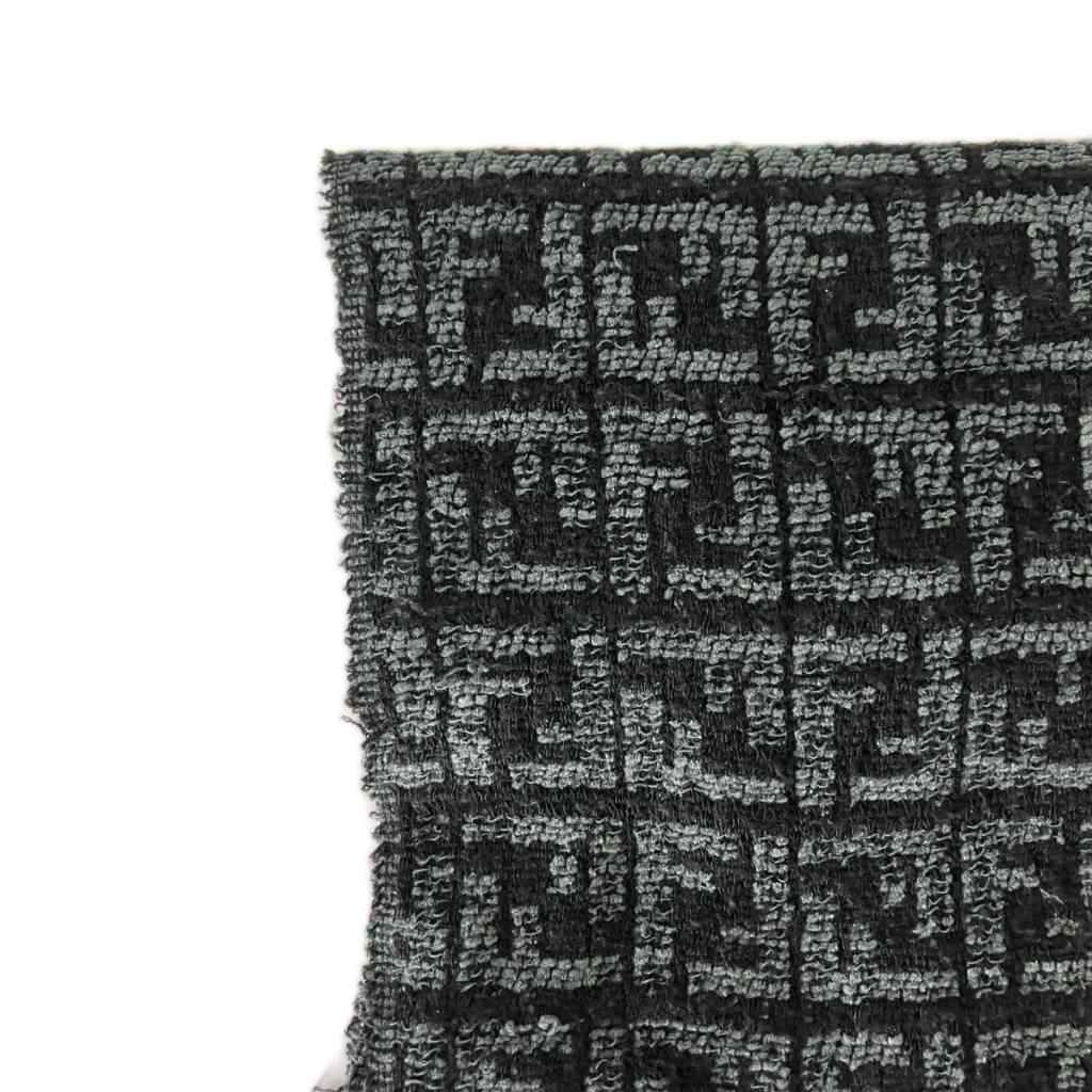 フェンディ FENDI ズッカ柄 アクリル マフラー オールド グレー - メルカリ