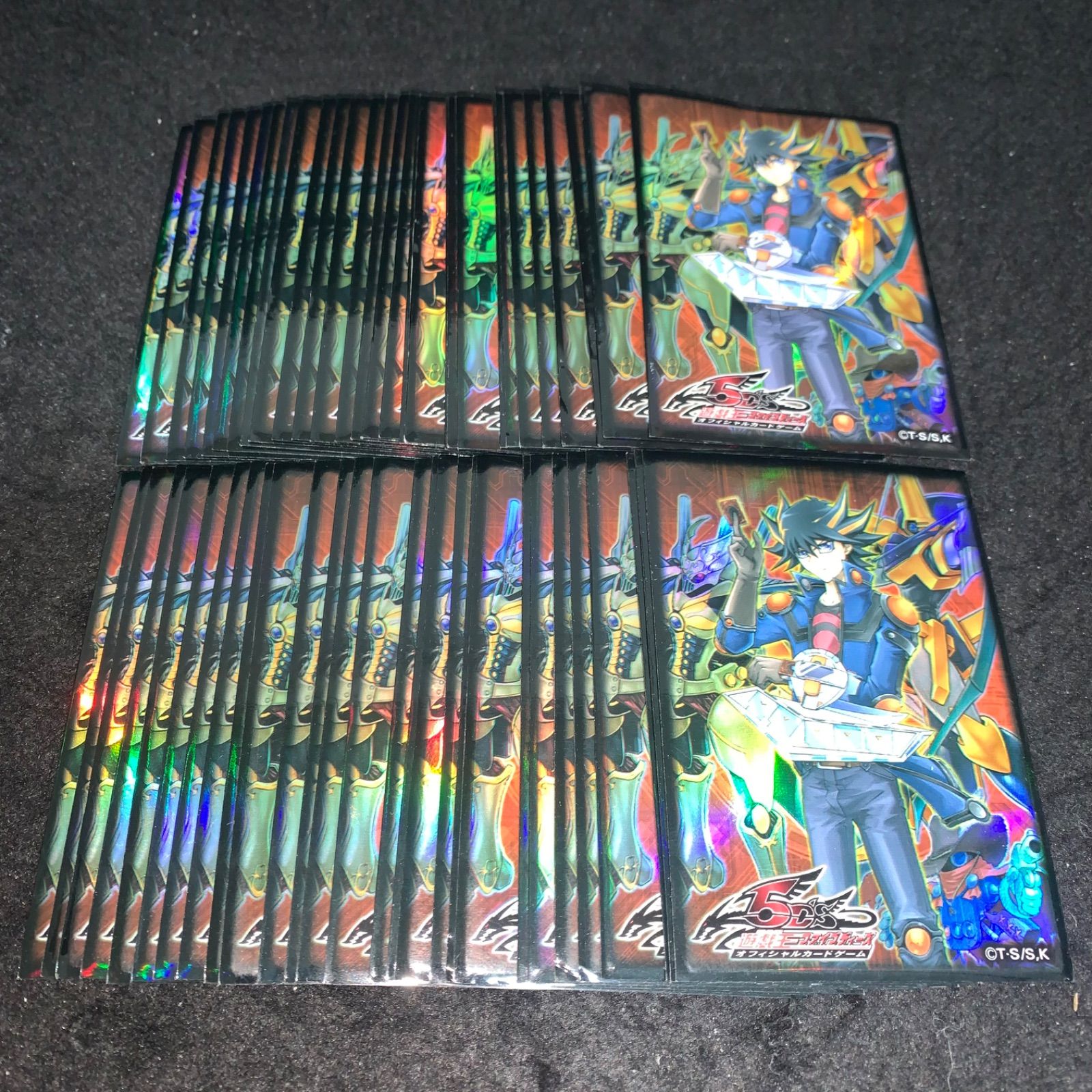 遊戯王 No.P5383 大量 スリーブ 公式スリーブ 絶版 不動遊星2 5ds 58枚
